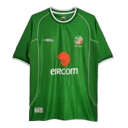 Retro 2002 Ireland Home Soccer Jersey - soccerdealshop