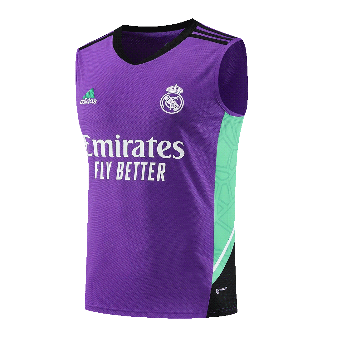 Real Madrid Sleeveless Training Kit (Top+Shorts) 2022/23 - soccerdeal