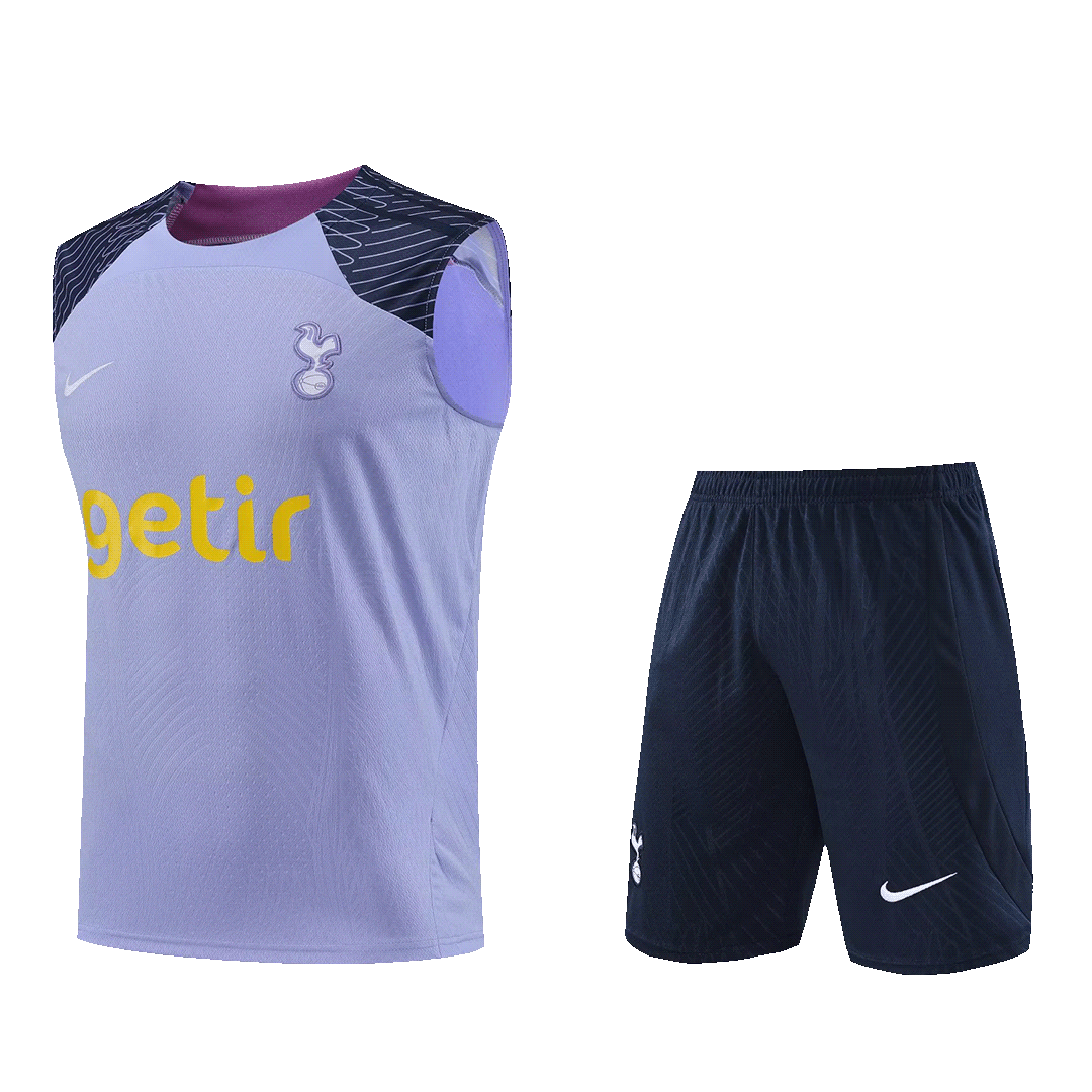 Tottenham Hotspur Sleeveless Training Kit (Top+Shorts) 2023/24 - soccerdeal