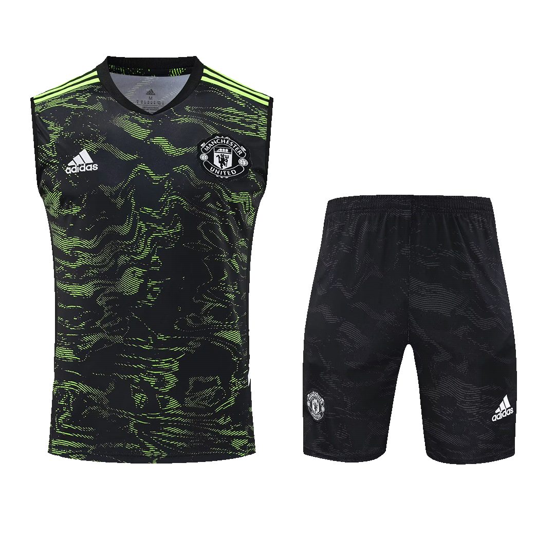 Manchester United Sleeveless Training Kit (Top+Shorts) 2022/23 - soccerdeal