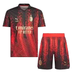 Kid's AC Milan Fourth Away Soccer Jersey Kit(Jersey+Shorts) 2022/23 - soccerdealshop