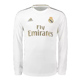 Real Madrid Home Long Sleeve Soccer Jersey 2019/20 - soccerdeal