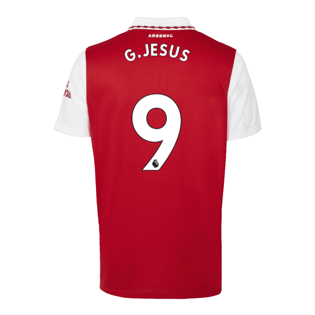 G.JESUS #9 Arsenal Away Jersey 2022/23 - Long Sleeve