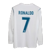 Retro RONALDO #7 2017/18 Real Madrid Home Long Sleeve Soccer Jersey - Soccerdeal