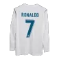 Retro RONALDO #7 2017/18 Real Madrid Home Long Sleeve Soccer Jersey - soccerdeal