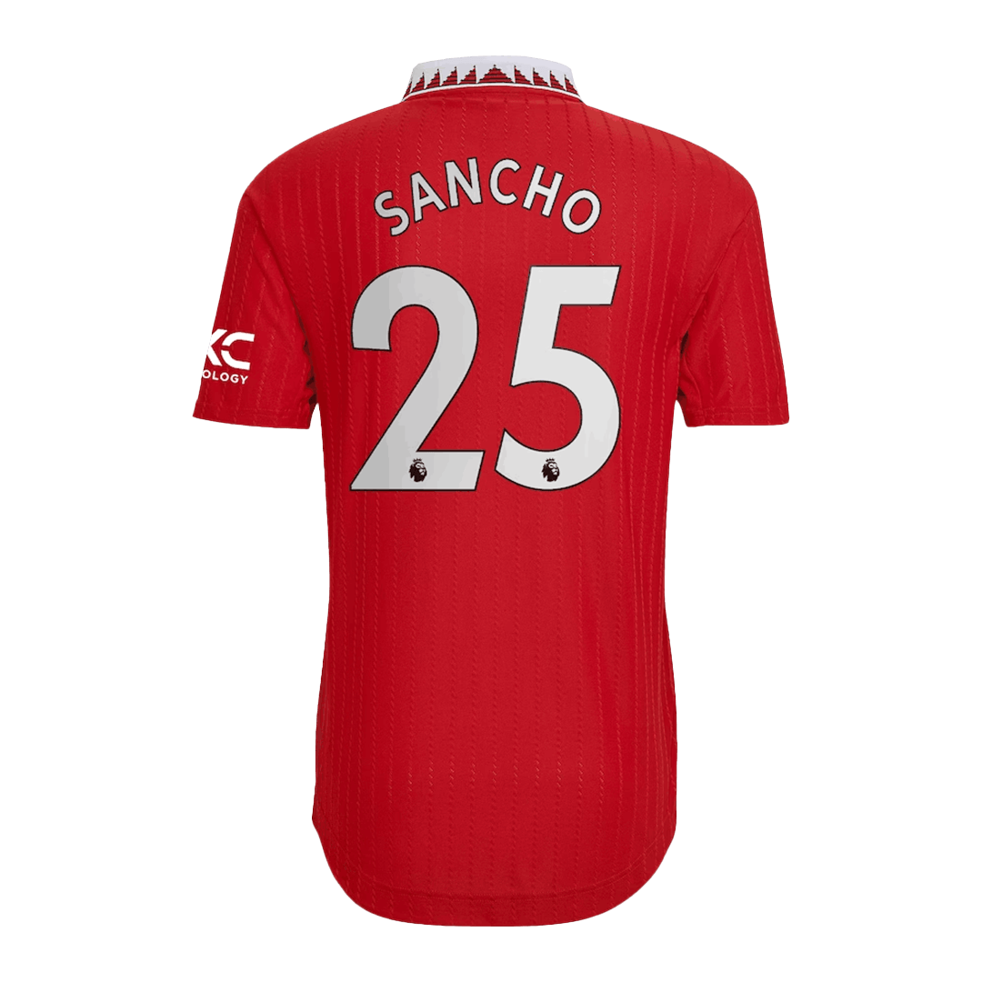 Authentic SANCHO #25 Manchester United Home Soccer Jersey 2022/23 - soccerdeal