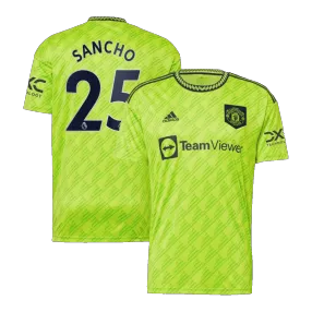 SANCHO #25 Manchester United Third Away Soccer Jersey 2022/23 - soccerdeal