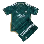 Kid's Portland Timbers Home Soccer Jersey Kit(Jersey+Shorts) 2023 - soccerdealshop
