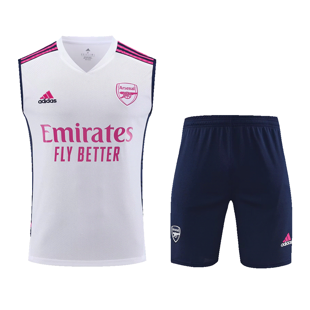 wazig brand dosis Arsenal Sleeveless Training Kit (Top+Shorts) 2023/24