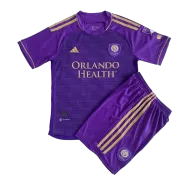 Kid's Orlando City Home Soccer Jersey Kit(Jersey+Shorts) 2023 - soccerdealshop