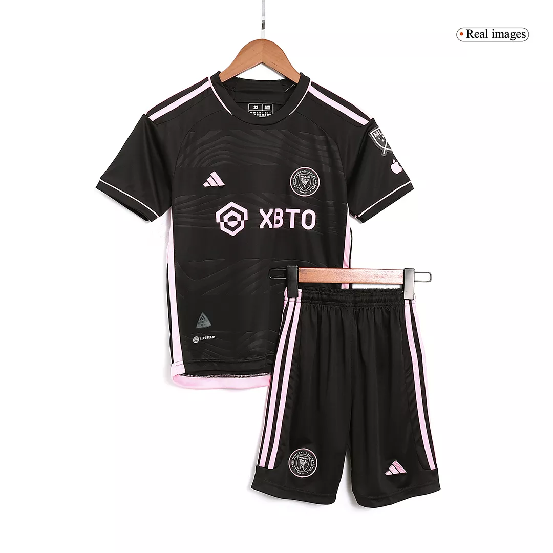 Kid's Inter Miami CF Away Soccer Jersey Kit(Jersey+Shorts) 2023