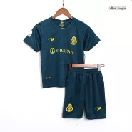 Kid's Al Nassr Away Soccer Jersey Kit(Jersey+Shorts) 2022/23 - soccerdealshop