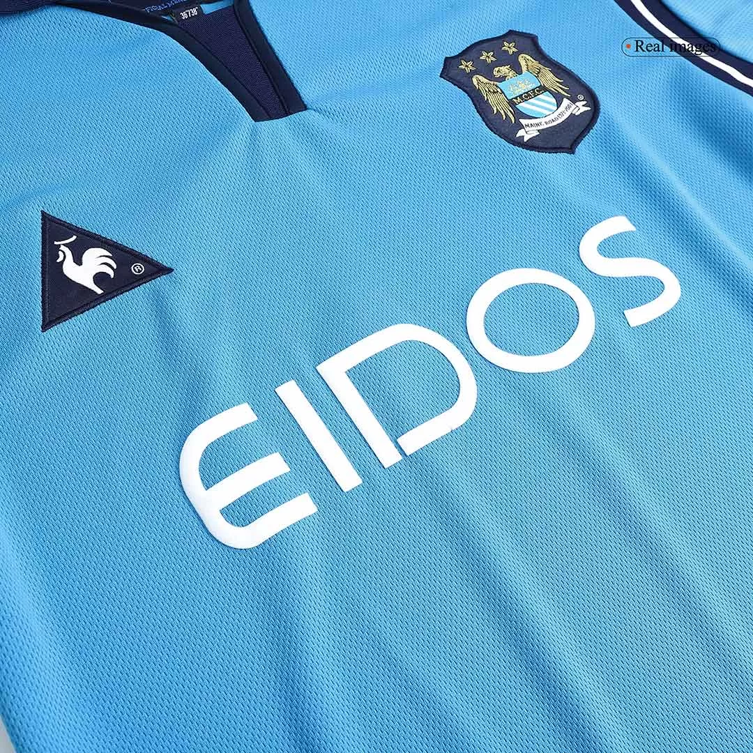 Retro 2001/02 Manchester City Home Soccer Jersey - soccerdealshop