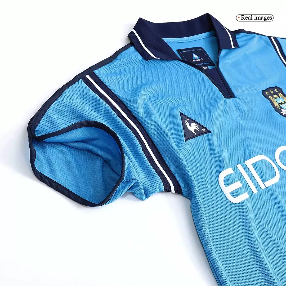 Retro 2001/02 Manchester City Home Soccer Jersey - soccerdealshop