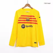 Barcelona Fourth Away Long Sleeve Soccer Jersey 2022/23 - soccerdealshop