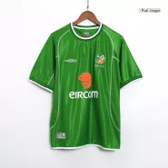 Retro 2002 Ireland Home Soccer Jersey - soccerdealshop