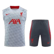 Liverpool Sleeveless Training Kit (Top+Shorts) 2023/24 - soccerdealshop
