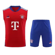 Bayern Munich Sleeveless Training Kit (Top+Shorts) 2023/24 - soccerdealshop