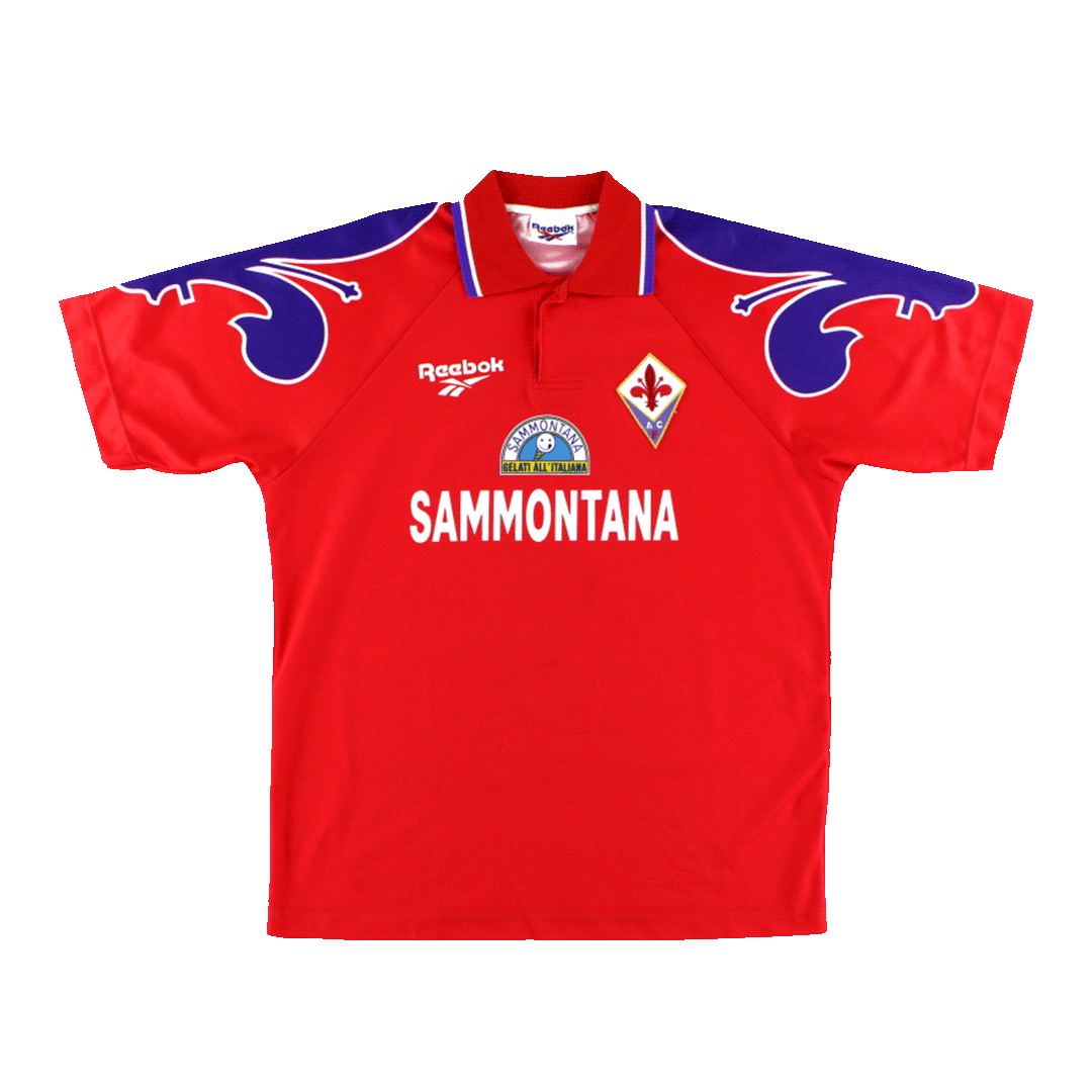 Soccer Jersey Fiorentina 1992-93 Away 7UP Soccer Jersey Football Shirt L