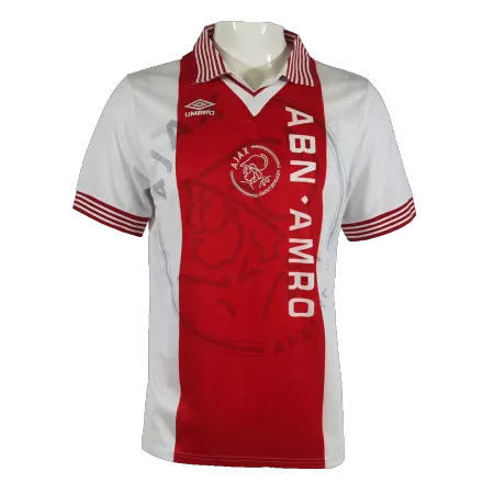 Retro 1995/96 Ajax Home Soccer Jersey - soccerdeal