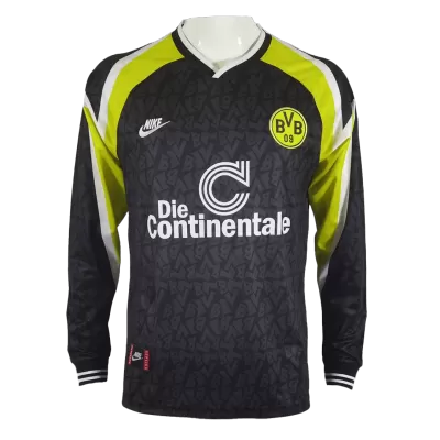 Retro 1995/96 Borussia Dortmund Away Long Sleeve Soccer Jersey - Soccerdeal