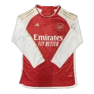 Arsenal Home Long Sleeve Soccer Jersey 2023/24 - soccerdealshop