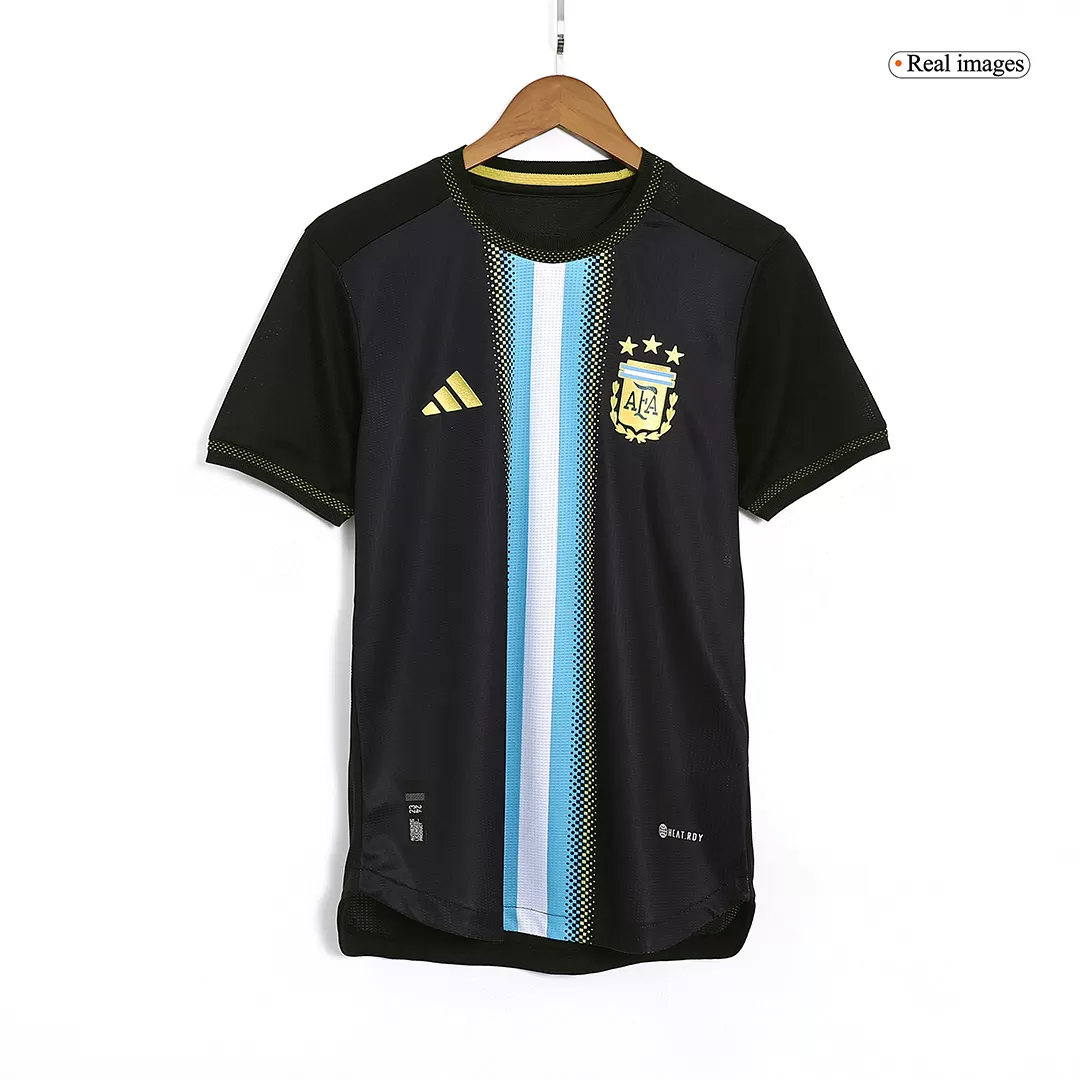 SignMESSI #10 Argentina Jersey 2022 Authentic Home -THREE STARS