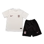 Kid's Corinthians Home Soccer Jersey Kit(Jersey+Shorts) 2023/24 - soccerdealshop