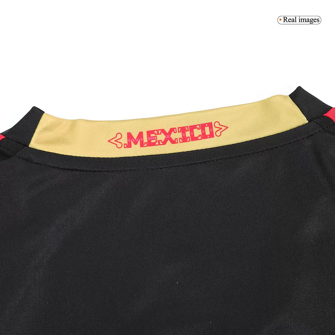 US$ 20.00 - 2011-2012 Mexico Away Black Long Sleeve Retro Soccer Jersey  (长袖) - m.