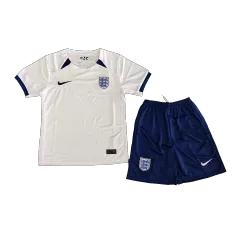 Kid's England Women's World Cup Home Soccer Jersey Kit(Jersey+Shorts) 2023 - soccerdealshop