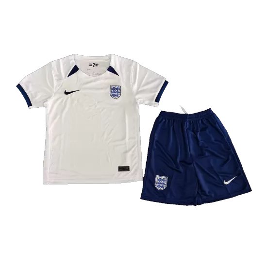 Kid's England Women's World Cup Home Soccer Jersey Kit(Jersey+Shorts) 2023