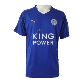 Retro 2015/16 Leicester City Home Soccer Jersey - soccerdeal