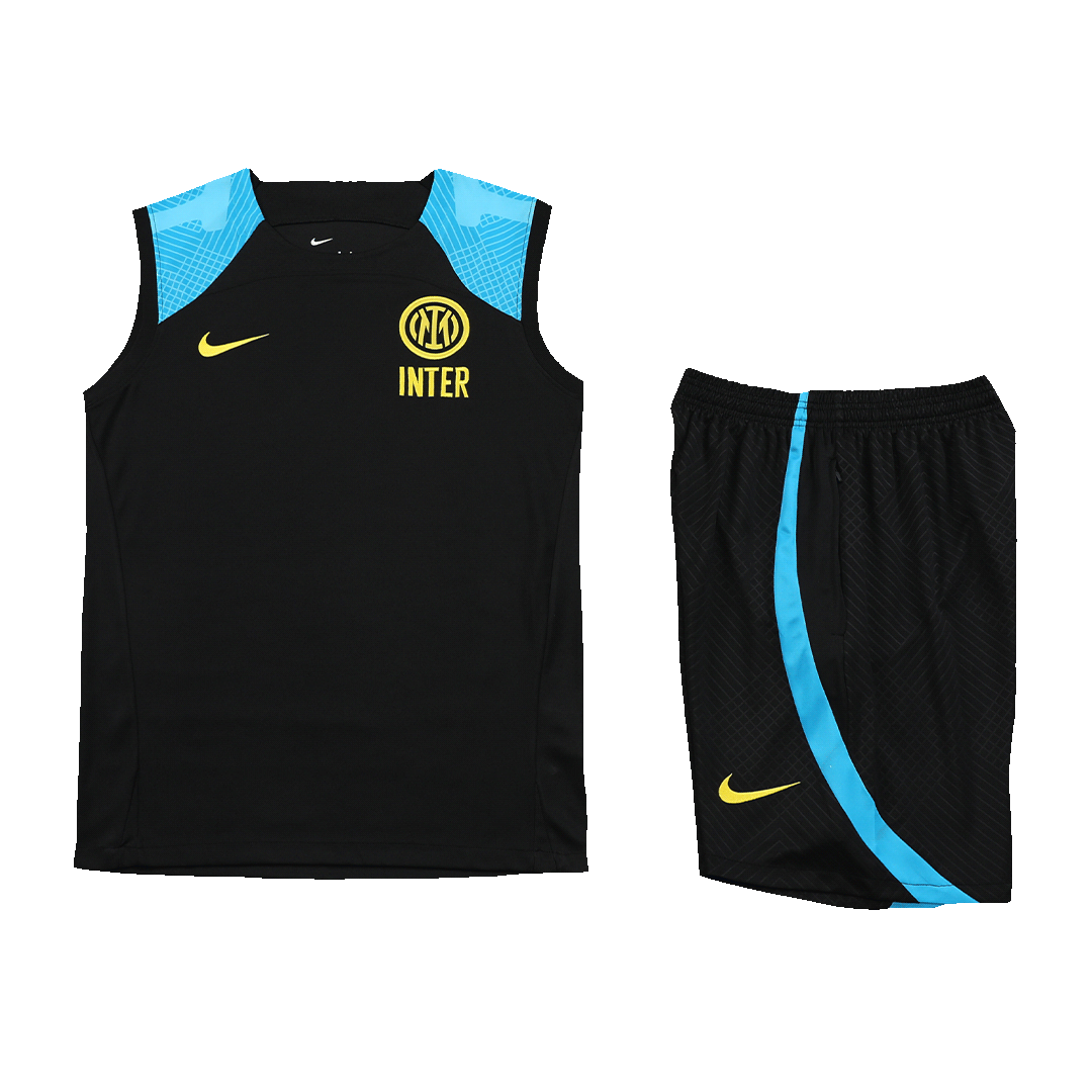 Inter Milan Sleeveless Training Kit (Top+Shorts) 2023/24 - soccerdeal