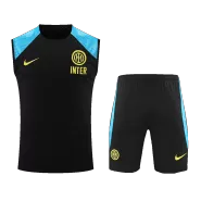 Inter Milan Sleeveless Training Kit (Top+Shorts) 2023/24 - soccerdealshop