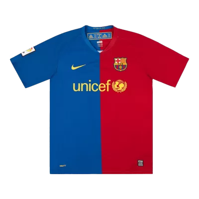 Retro 2008/09 Barcelona Home Soccer Jersey - Soccerdeal