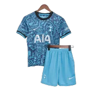 Kid's Tottenham Hotspur Third Away Soccer Jersey Kit(Jersey+Shorts) 2022/23 - soccerdealshop