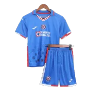 Kid's Cruz Azul Home Soccer Jersey Kit(Jersey+Shorts) 2022/23 - soccerdealshop
