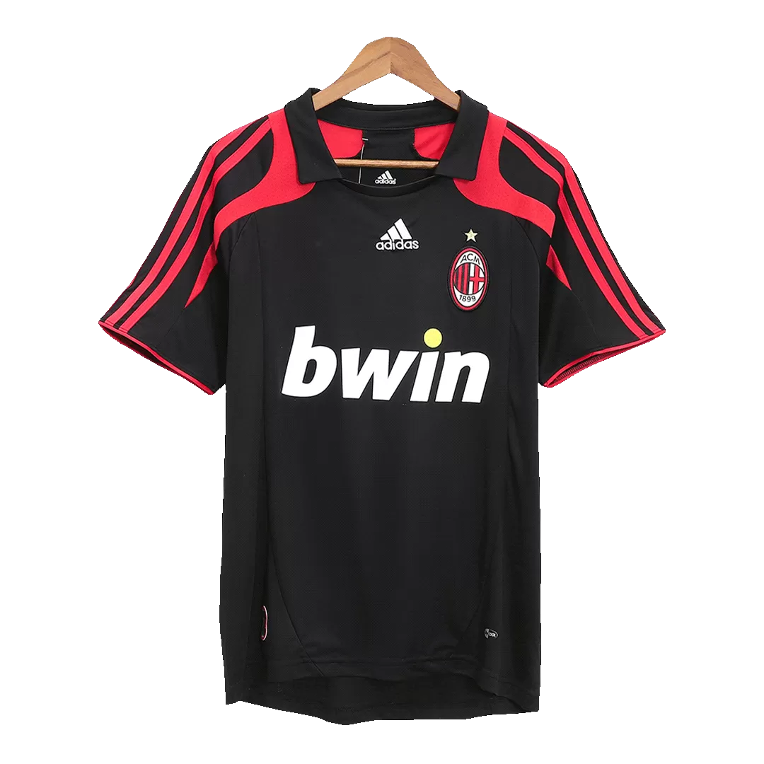 Kalkun dråbe Afgang til Retro 2007/08 AC Milan Third Away Soccer Jersey