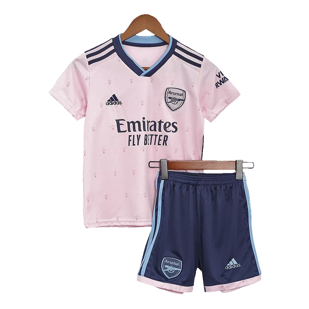 Kid's Arsenal Third Away Soccer Jersey Kit(Jersey+Shorts) 2022/23