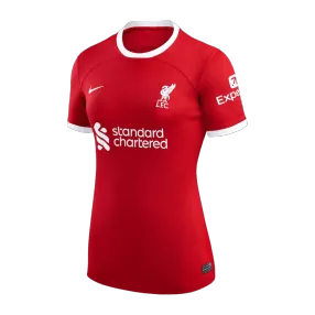 Women's Liverpool Home Soccer Jersey 2023/24 - soccerdeal