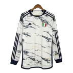 Italy Away Long Sleeve Soccer Jersey 2023/24 - soccerdealshop