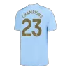 CHAMPIONS #23 Manchester City Home Soccer Jersey 2023/24 - Soccerdeal