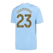 CHAMPIONS #23 Manchester City Home Soccer Jersey 2023/24 - soccerdealshop