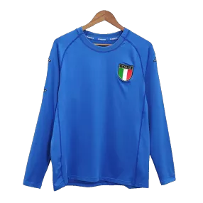 Retro 2000 Italy Home Long Sleeve Soccer Jersey - soccerdealshop