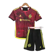 Kid's Seattle Sounders Away Soccer Jersey Kit(Jersey+Shorts) 2023 - soccerdealshop