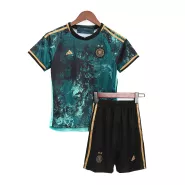 Kid's Germany Women's World Cup Away Soccer Jersey Kit(Jersey+Shorts) 2023 - soccerdealshop