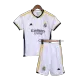 Kid's BELLINGHAM #5 Real Madrid Home Soccer Jersey Kit(Jersey+Shorts+Socks) 2023/24 - soccerdeal