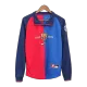 Retro 1999/00 Barcelona Home Long Sleeve Soccer Jersey - soccerdeal