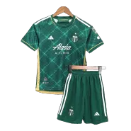 Kid's Portland Timbers Home Soccer Jersey Kit(Jersey+Shorts) 2023 - soccerdealshop