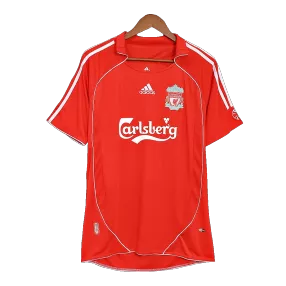 Retro 2006/07 Liverpool Home Soccer Jersey - soccerdeal